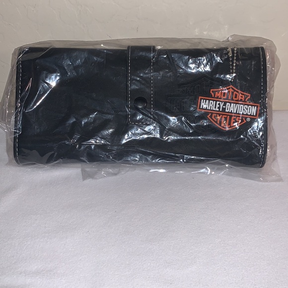 HARLEY-DAVIDSON BRAND NEW TRI-FOLD ORGANIZER WALLET - Picture 11 of 13